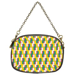 Connected Rectangles Pattern Chain Purse (two Sides) by LalyLauraFLM