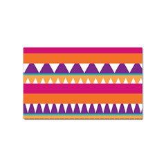 Stripes And Peaks Sticker (rectangular)