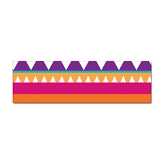 Stripes And Peaks Sticker (bumper) by LalyLauraFLM