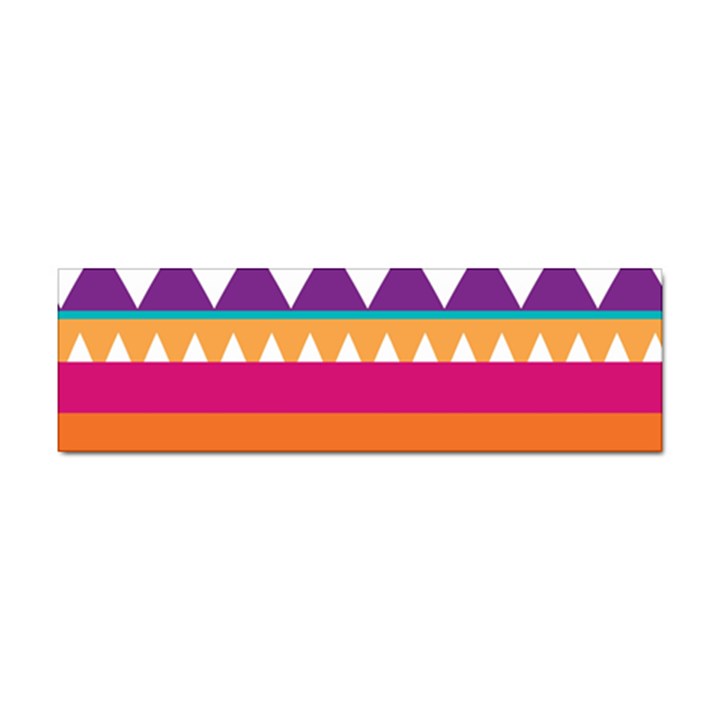 Stripes and peaks Sticker (Bumper)