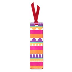 Stripes And Peaks Small Book Mark by LalyLauraFLM