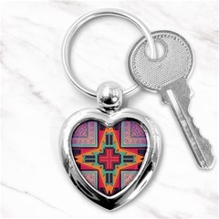 Tribal Star Key Chain (heart) by LalyLauraFLM