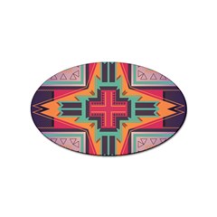 Tribal Star Sticker (oval)