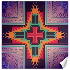 Tribal Star Canvas 12  X 12  by LalyLauraFLM