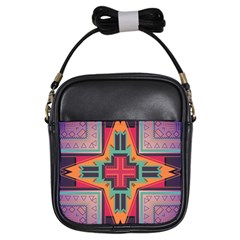 Tribal Star Girls Sling Bag by LalyLauraFLM