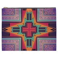 Tribal Star Cosmetic Bag (xxxl) by LalyLauraFLM