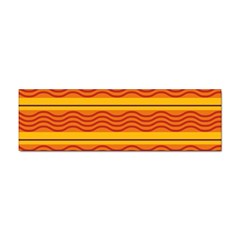 Red Waves Sticker Bumper (10 Pack)