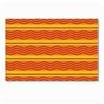 Red waves Postcard 4 x 6  (Pkg of 10) Front