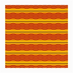 Red Waves Medium Glasses Cloth by LalyLauraFLM