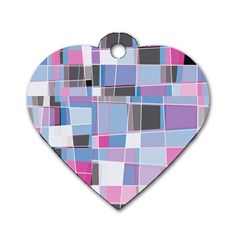 Patches Dog Tag Heart (two Sides) by LalyLauraFLM