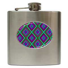 Diamond Pattern  Hip Flask (6 Oz) by LovelyDesigns4U