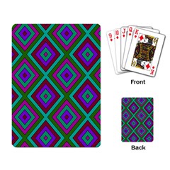 Diamond Pattern  Playing Card