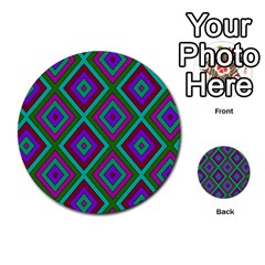 Diamond Pattern  Multi-purpose Cards (round)  by LovelyDesigns4U