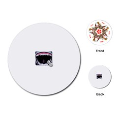 Collage Mousepad Playing Cards (round) 