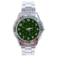 Cute Pretty Elegant Pattern Stainless Steel Men s Watch by GardenOfOphir