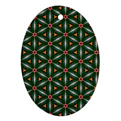 Cute Pretty Elegant Pattern Oval Ornament (two Sides) by GardenOfOphir