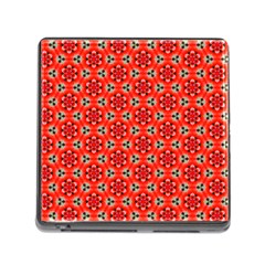 Cute Pretty Elegant Pattern Memory Card Reader (square) by GardenOfOphir