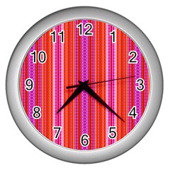 Pattern 1576 Wall Clocks (silver)  by GardenOfOphir