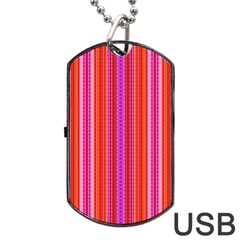 Pattern 1576 Dog Tag Usb Flash (two Sides)  by GardenOfOphir