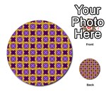 Cute Pretty Elegant Pattern Multi-purpose Cards (Round)  Front 2