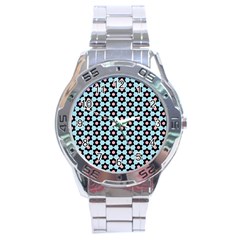 Cute Pretty Elegant Pattern Stainless Steel Men s Watch by GardenOfOphir