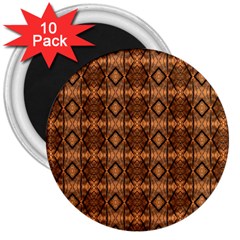 Faux Animal Print Pattern 3  Magnets (10 Pack)  by GardenOfOphir