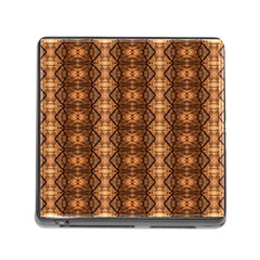 Faux Animal Print Pattern Memory Card Reader (square) by GardenOfOphir