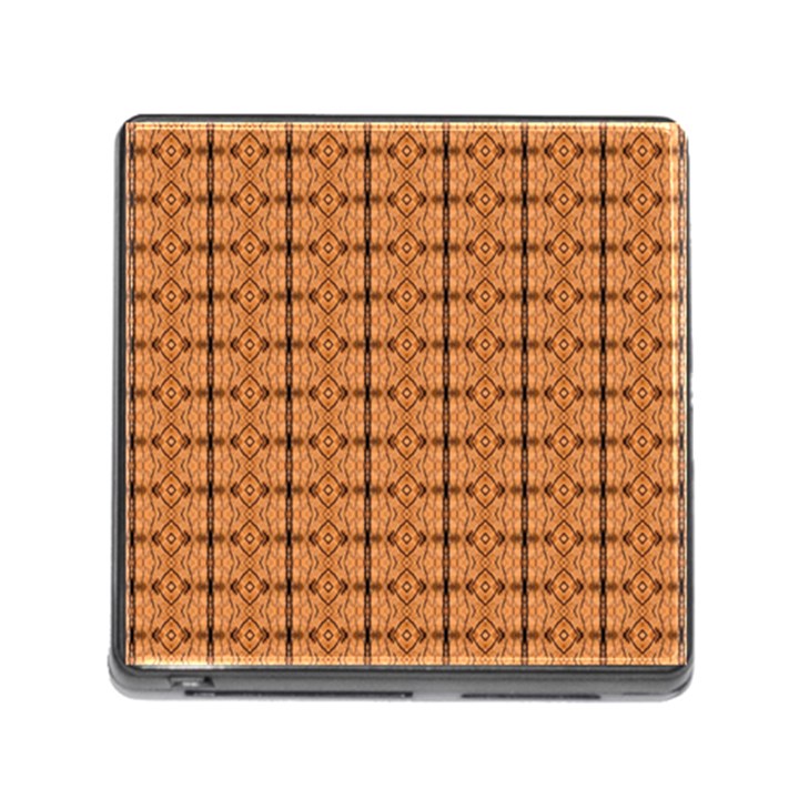 Faux Animal Print Pattern Memory Card Reader (Square)