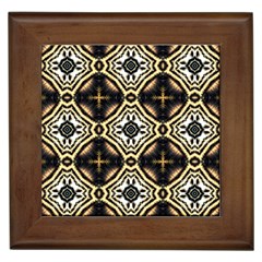 Faux Animal Print Pattern Framed Tiles by GardenOfOphir