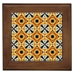 Faux Animal Print Pattern Framed Tiles