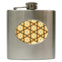 Faux Animal Print Pattern Hip Flask (6 Oz) by GardenOfOphir