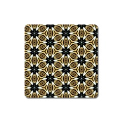 Faux Animal Print Pattern Square Magnet by GardenOfOphir