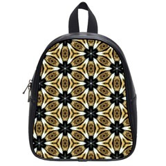 Faux Animal Print Pattern School Bags (small) 