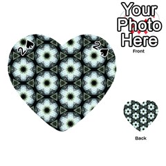 Faux Animal Print Pattern Playing Cards 54 (heart)  by GardenOfOphir