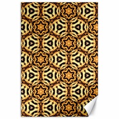 Faux Animal Print Pattern Canvas 24  X 36  by GardenOfOphir