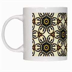 Faux Animal Print Pattern White Mugs by GardenOfOphir