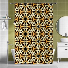 Faux Animal Print Pattern Shower Curtain 48  X 72  (small)  by GardenOfOphir