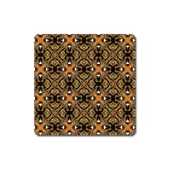 Faux Animal Print Pattern Square Magnet by GardenOfOphir