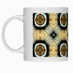 Faux Animal Print Pattern White Mugs by GardenOfOphir