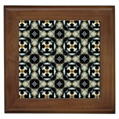 Faux Animal Print Pattern Framed Tiles by GardenOfOphir