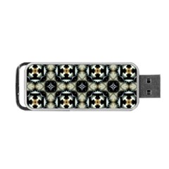 Faux Animal Print Pattern Portable Usb Flash (one Side) by GardenOfOphir