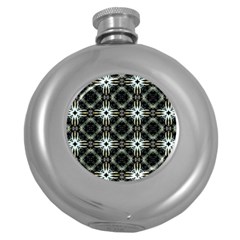 Faux Animal Print Pattern Round Hip Flask (5 Oz) by GardenOfOphir