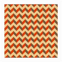 Modern Retro Chevron Patchwork Pattern  Medium Glasses Cloth by GardenOfOphir