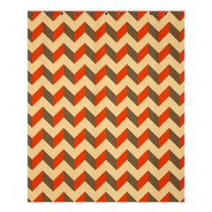 Modern Retro Chevron Patchwork Pattern  Shower Curtain 60  X 72  (medium)  by GardenOfOphir