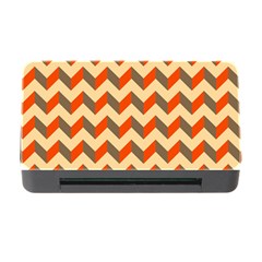 Modern Retro Chevron Patchwork Pattern  Memory Card Reader With Cf by GardenOfOphir