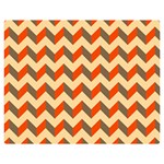 Modern Retro Chevron Patchwork Pattern  Double Sided Flano Blanket (Medium)  60 x50  Blanket Front