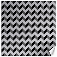 Modern Retro Chevron Patchwork Pattern  Canvas 16  X 16   by GardenOfOphir