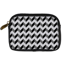 Modern Retro Chevron Patchwork Pattern  Digital Camera Cases by GardenOfOphir