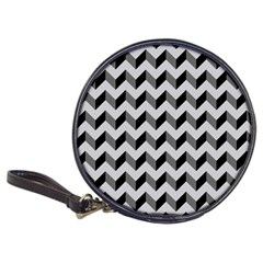 Modern Retro Chevron Patchwork Pattern  Classic 20-cd Wallets by GardenOfOphir