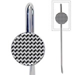 Modern Retro Chevron Patchwork Pattern  Book Mark Front